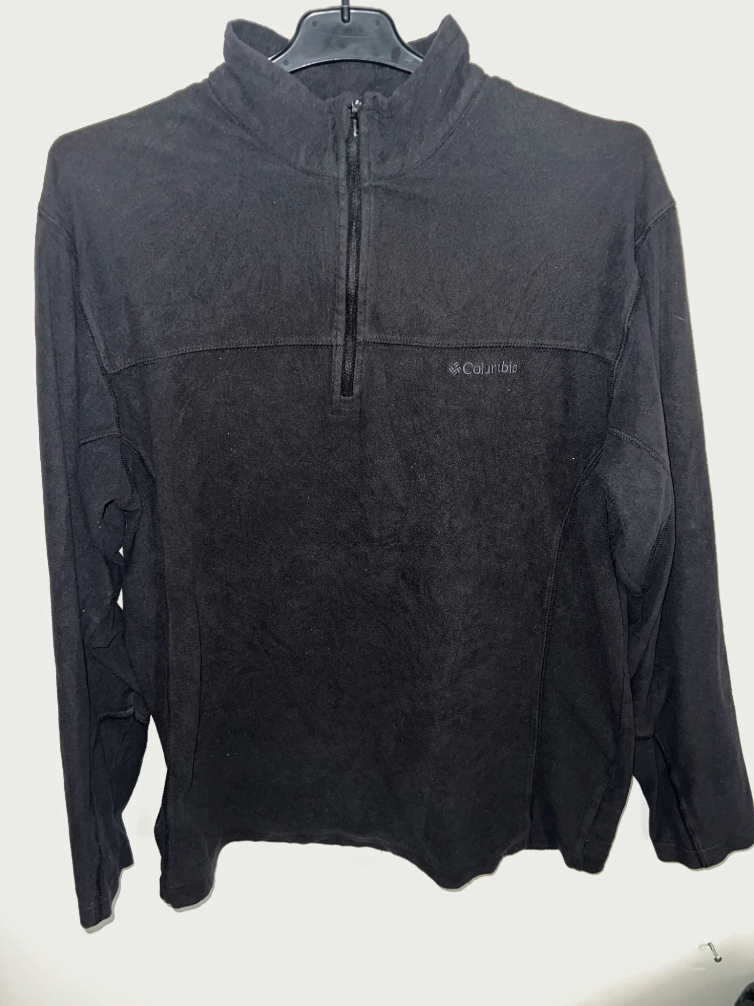 Sweat polaire col demi-zip Columbia noir