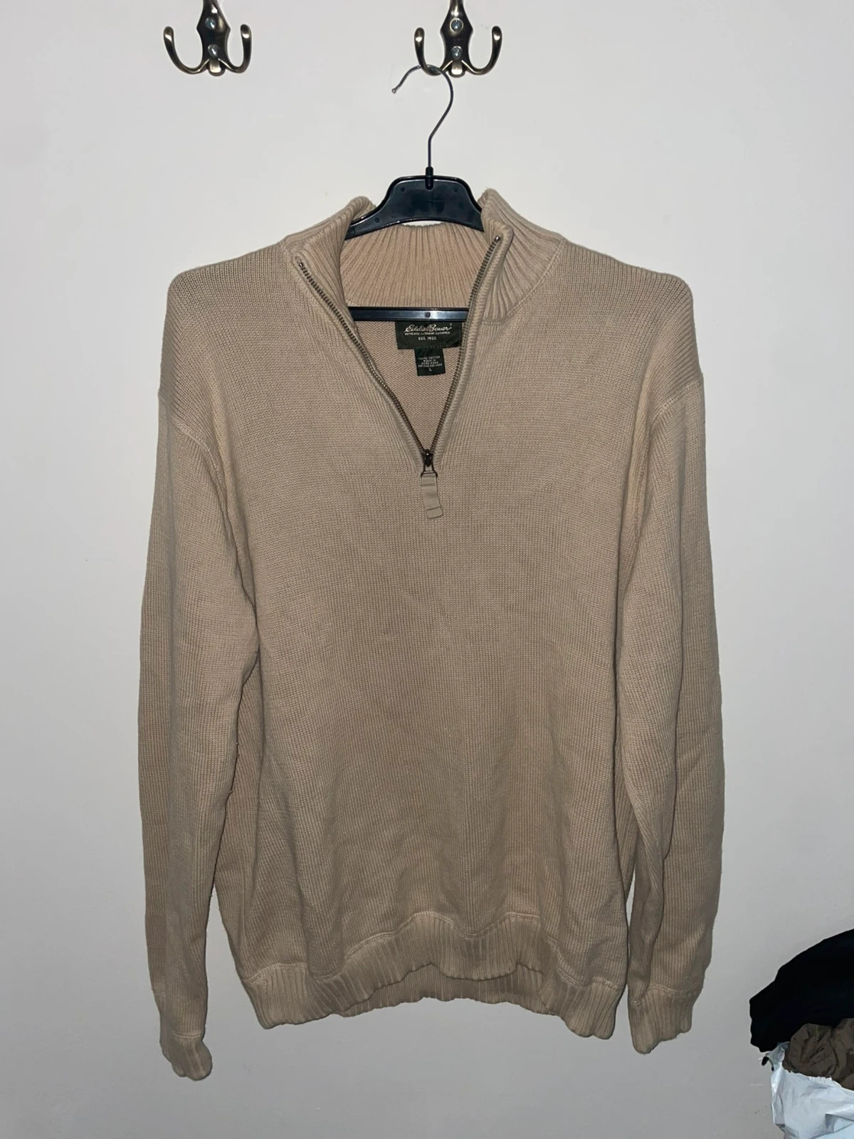 Pull quart de zip Eddie Bauer en coton – Eddie Bauer – taille L 2