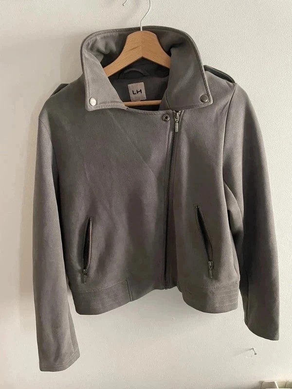 Veste biker LH en faux daim – La Halle – taille XL 3