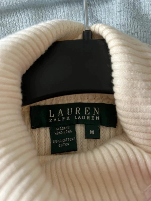 Pull col roulé côtelé Ralph Lauren – Ralph Lauren – taille M 5