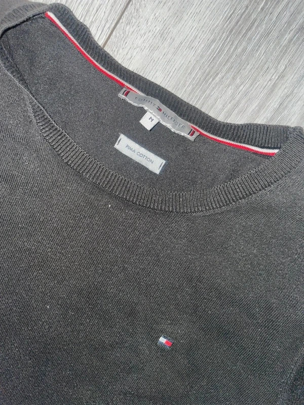 Pull Tommy Hilfiger en coton Pima – Tommy Hilfiger – taille M 4