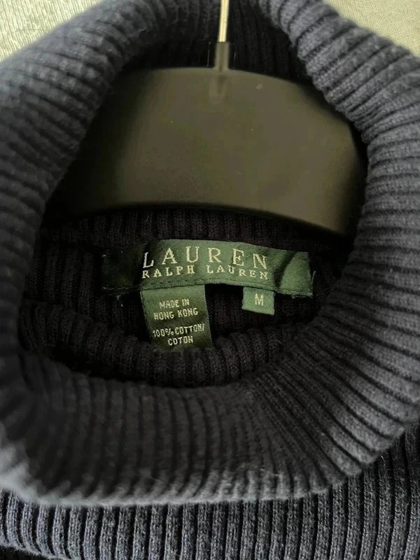 Pull col roulé côtelé Ralph Lauren taille M – Ralph Lauren – taille M 4