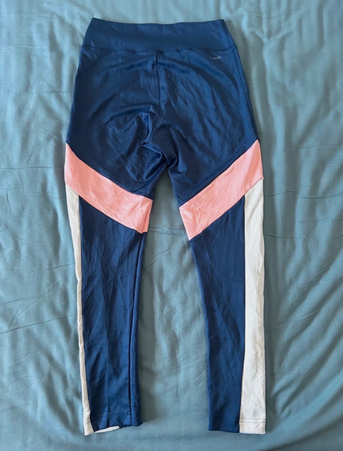 Legging de sport Adidas bleu marine et rose – Adidas – taille S 2
