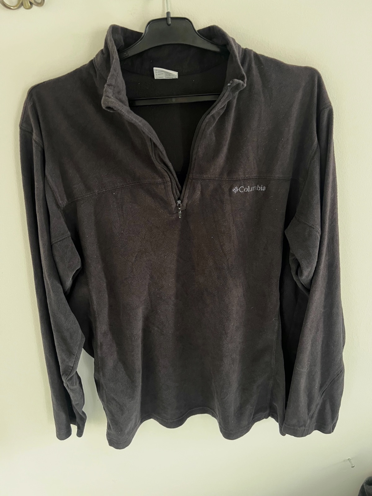 Sweat polaire col demi-zip Columbia noir – Columbia – taille L 3