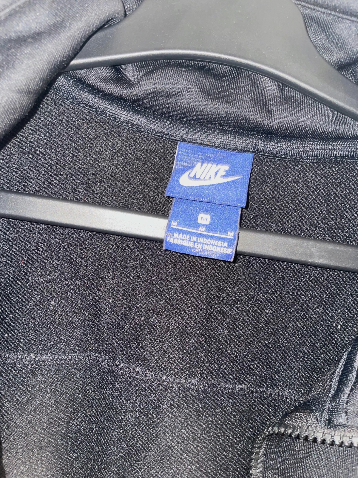 Veste de survêtement zippée Nike noire – Nike – taille M 5