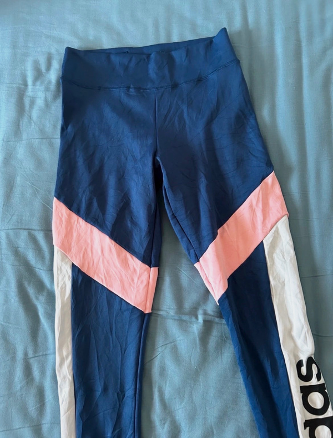 Legging de sport Adidas bleu marine et rose – Adidas – taille S 3