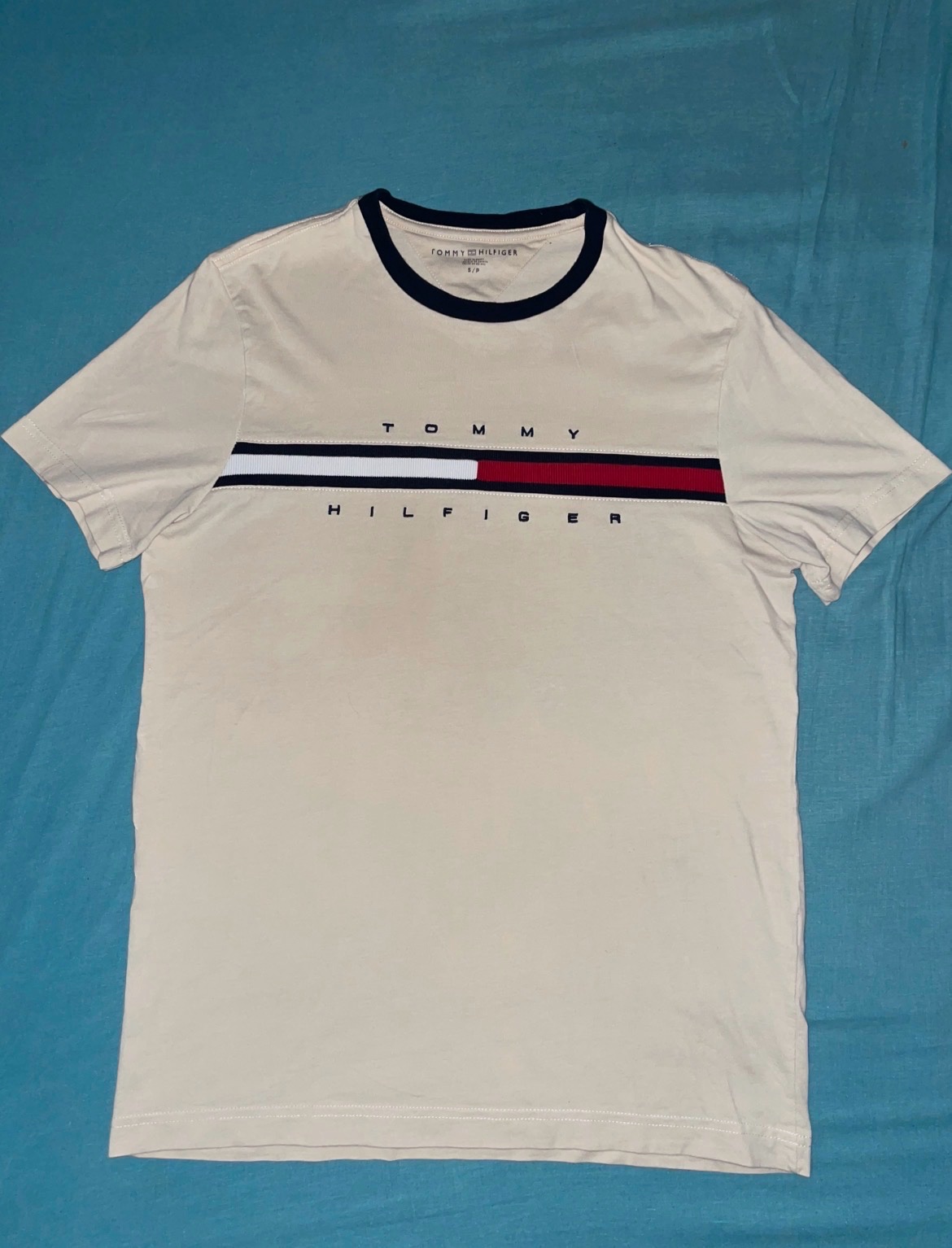 T-shirt beige Tommy Hilfiger taille S