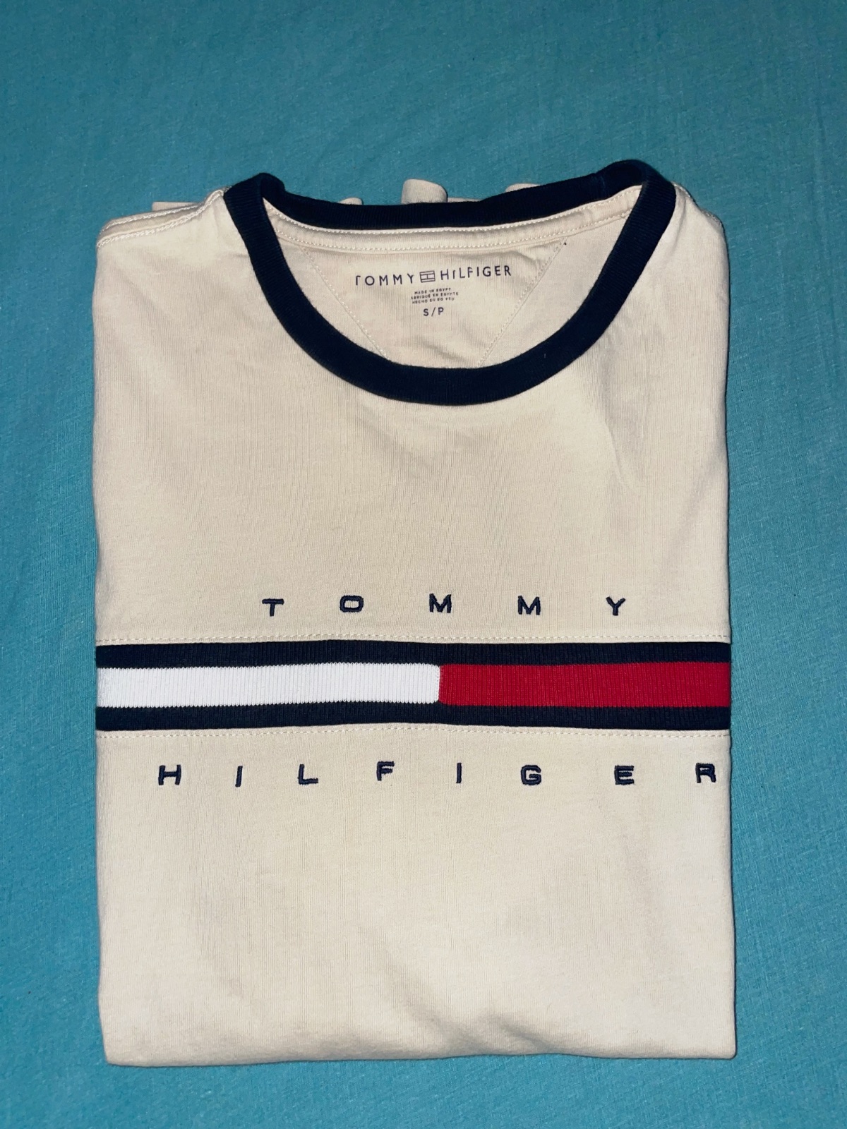 T-shirt beige Tommy Hilfiger taille S – Tommy Hilfiger – taille S 3