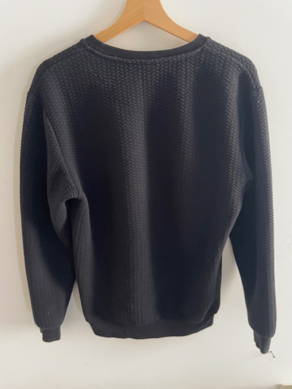 Sweat noir texturé Zara taille S – Zara – taille S 2