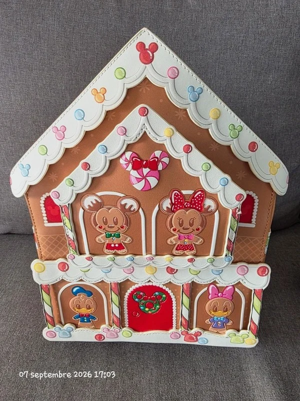 Sac à dos Disney Loungefly Gingerbread house -LA maison en pain d'épice