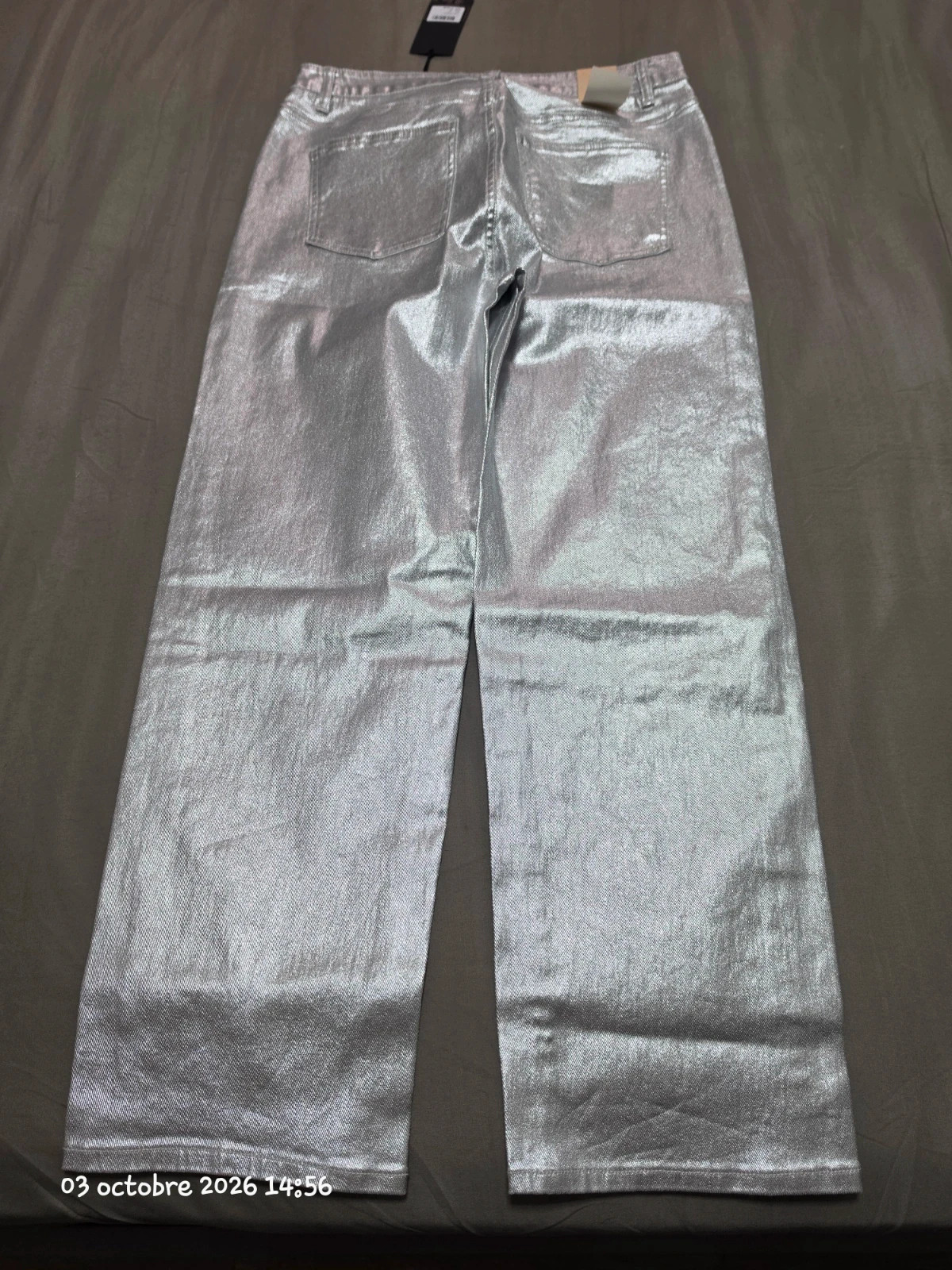 Jean métallisé argenté Scotch & Soda – Taille 31 – Neuf avec étiquettes – Scotch & Soda – taille M / 38 / 10 3
