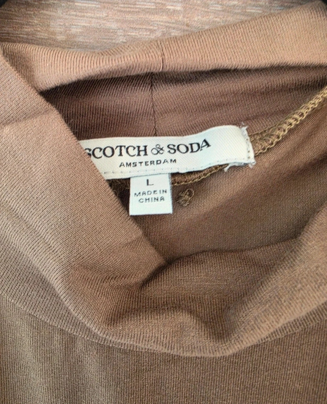Neuf avec étiquette – Robe Midi / Longue Scotch & Soda Draperie & Nœud (Taille L) – Scotch & Soda – taille L 4