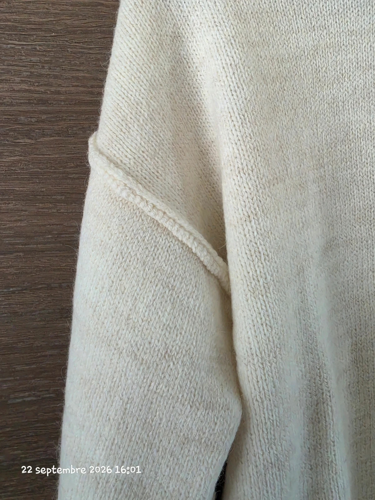 Pull BGN Workshop écru grosse maille – Taille L – Neuf avec étiquette – BGN – taille L 4