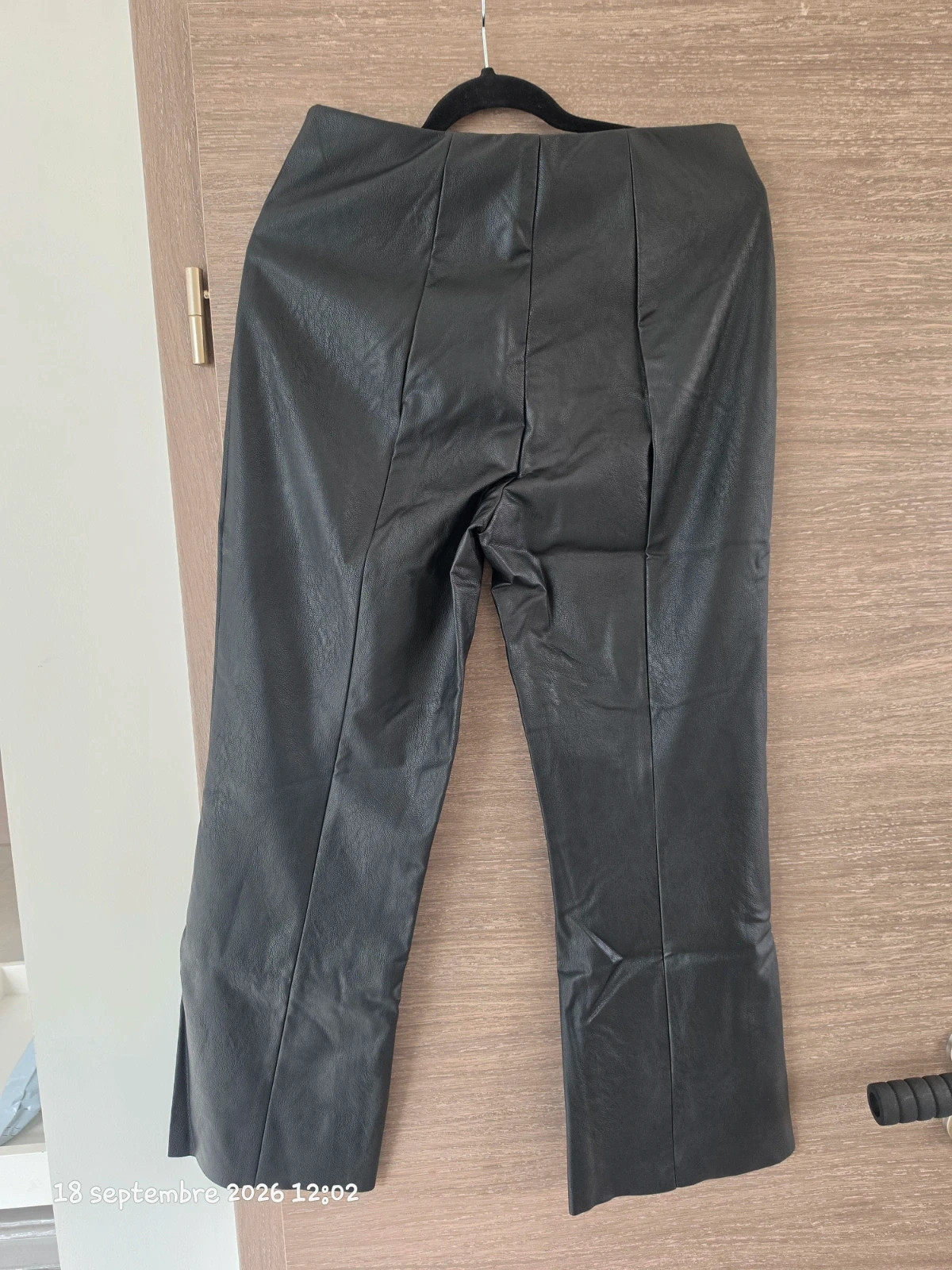 Pantacourt Scotch & Soda noir effet cuir – Taille L – Scotch & Soda – taille L 3