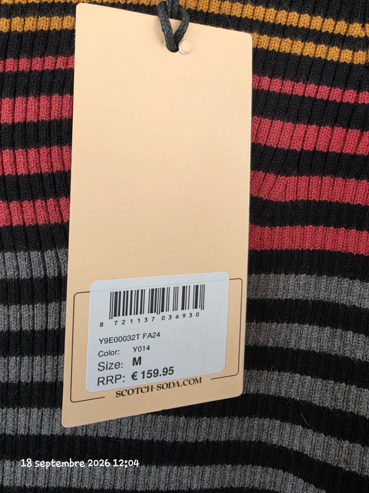Robe longue en maille côtelée Scotch & Soda - Neuve avec étiquette - Taille M – Scotch & Soda – taille M 4