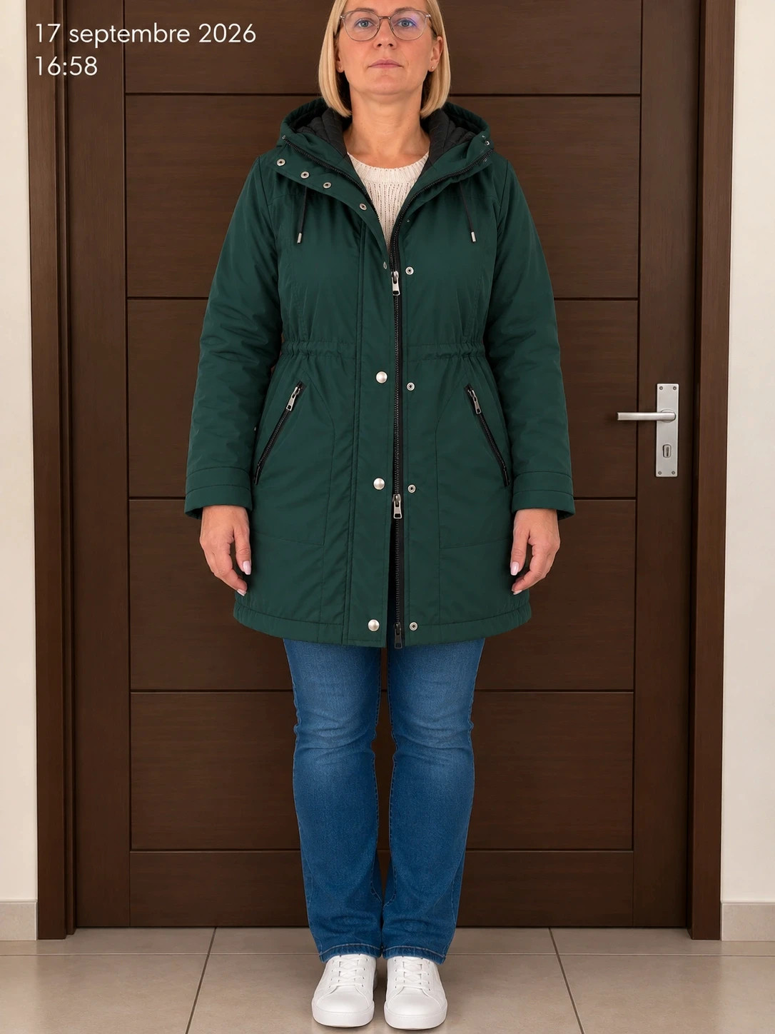 Superbe manteau tres chaud – paprika – taille 5XL / 50 / 22 3