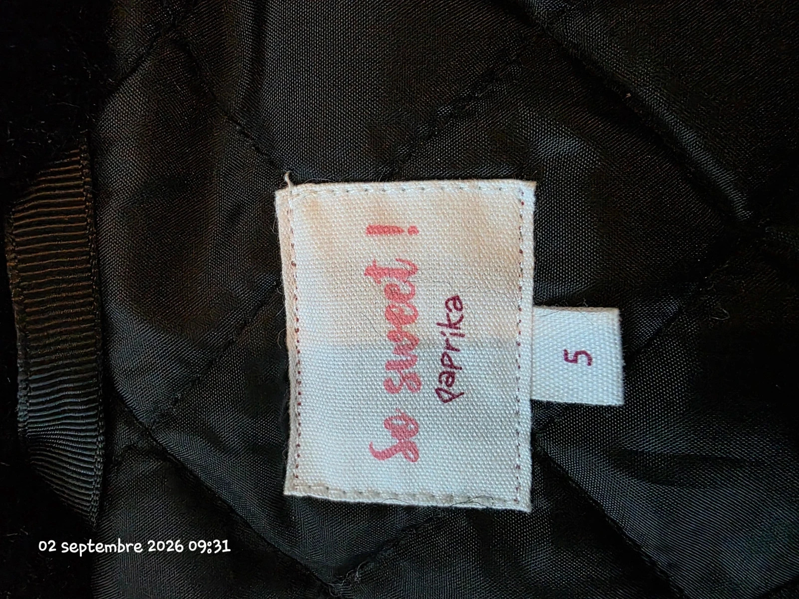 Superbe manteau tres chaud – paprika – taille 5XL / 50 / 22 5