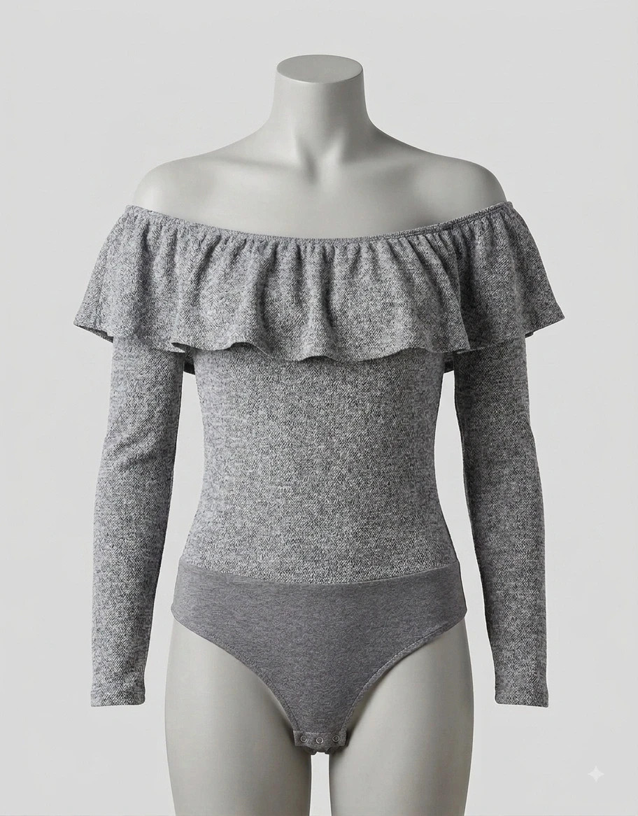 Body a volant épaules dénudées – Zara – taille M / 38 / 10 3