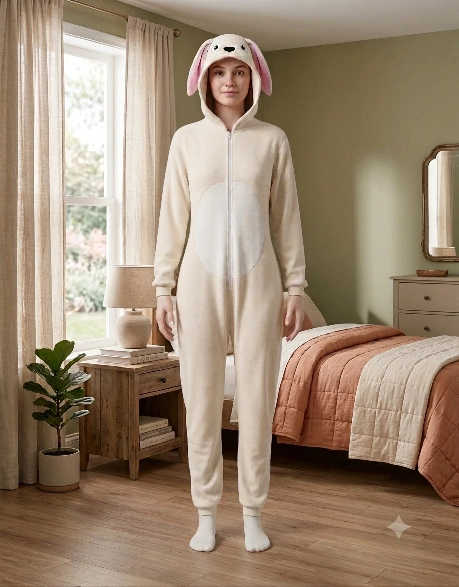 Combinaison polaire lapin
