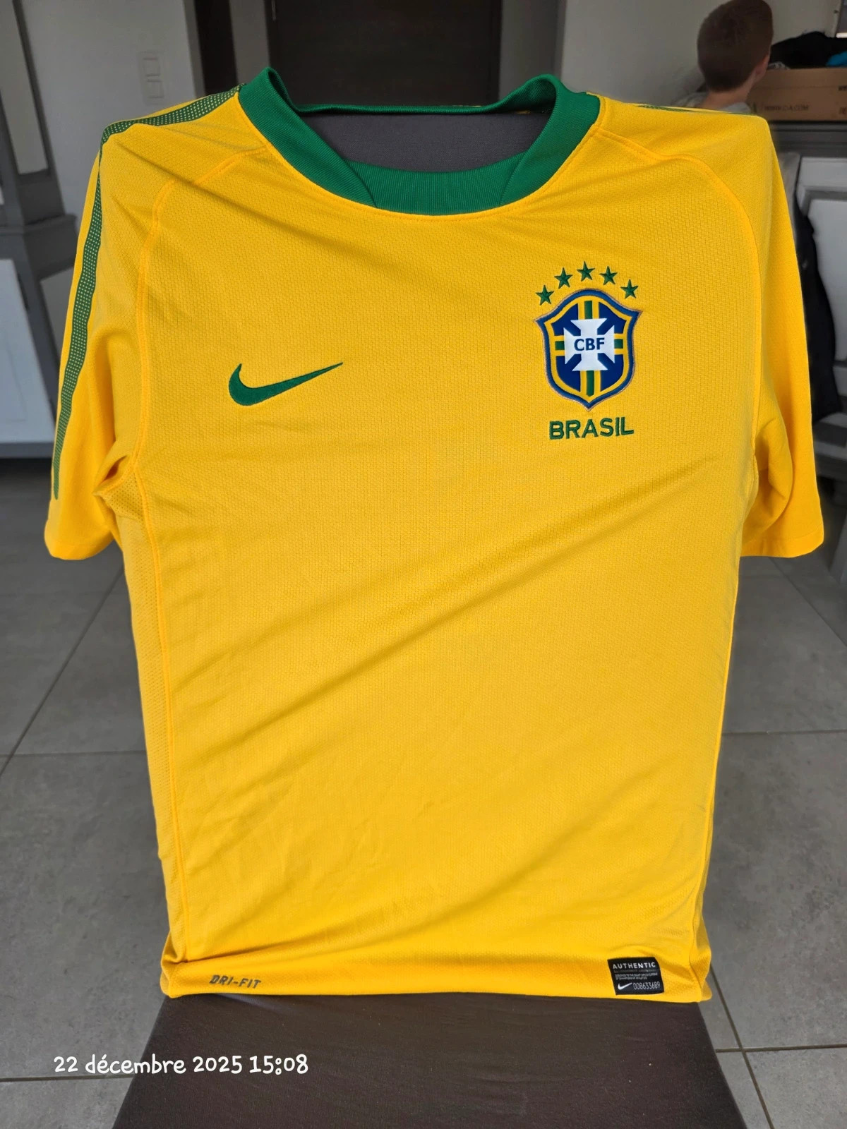 Maillot Brésil 2014 – Nike – taille S 4