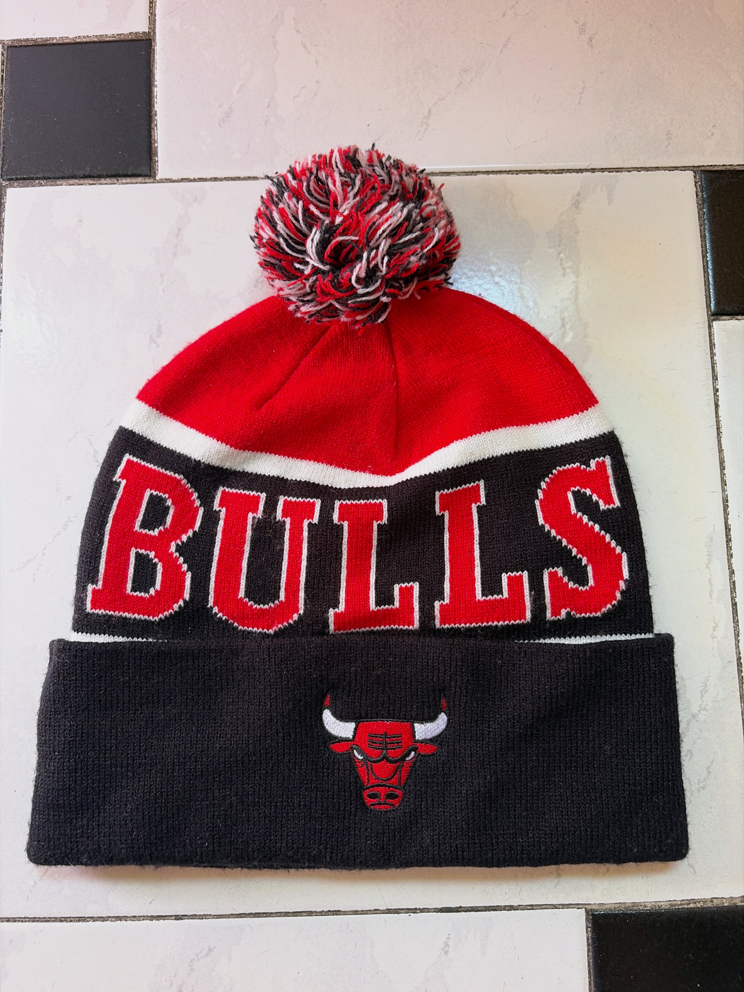 Gorro de lana Chicago Bulls con pompón – Chicago Bulls – taille Taille unique
