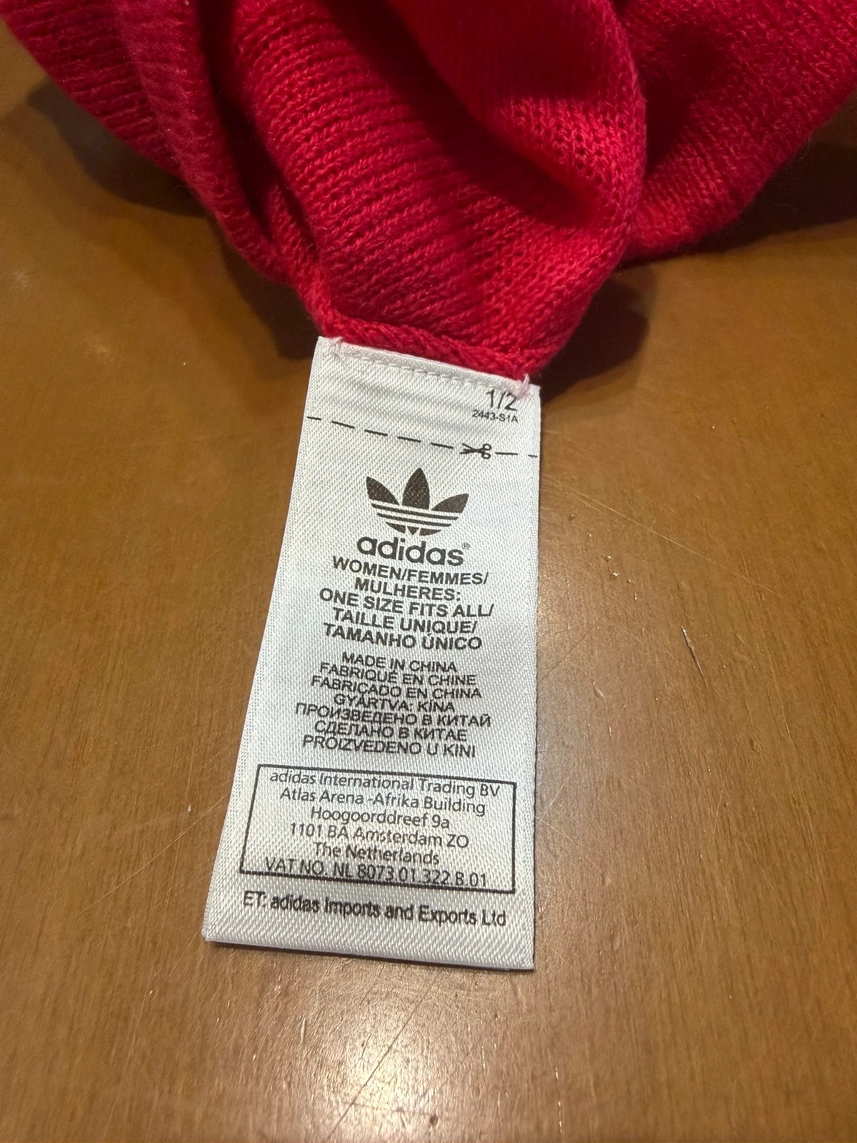 Gorro Adidas Originals rosa con brillos (trébol) – adidas – taille Taille unique 5