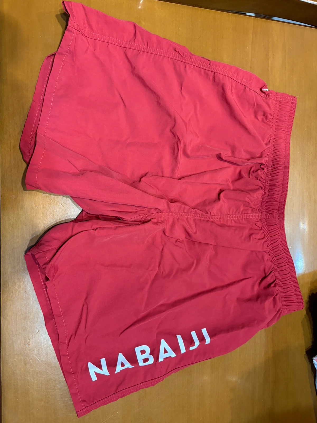 Bañador hombre Nabaiji Decathlon rojo talla S-M
