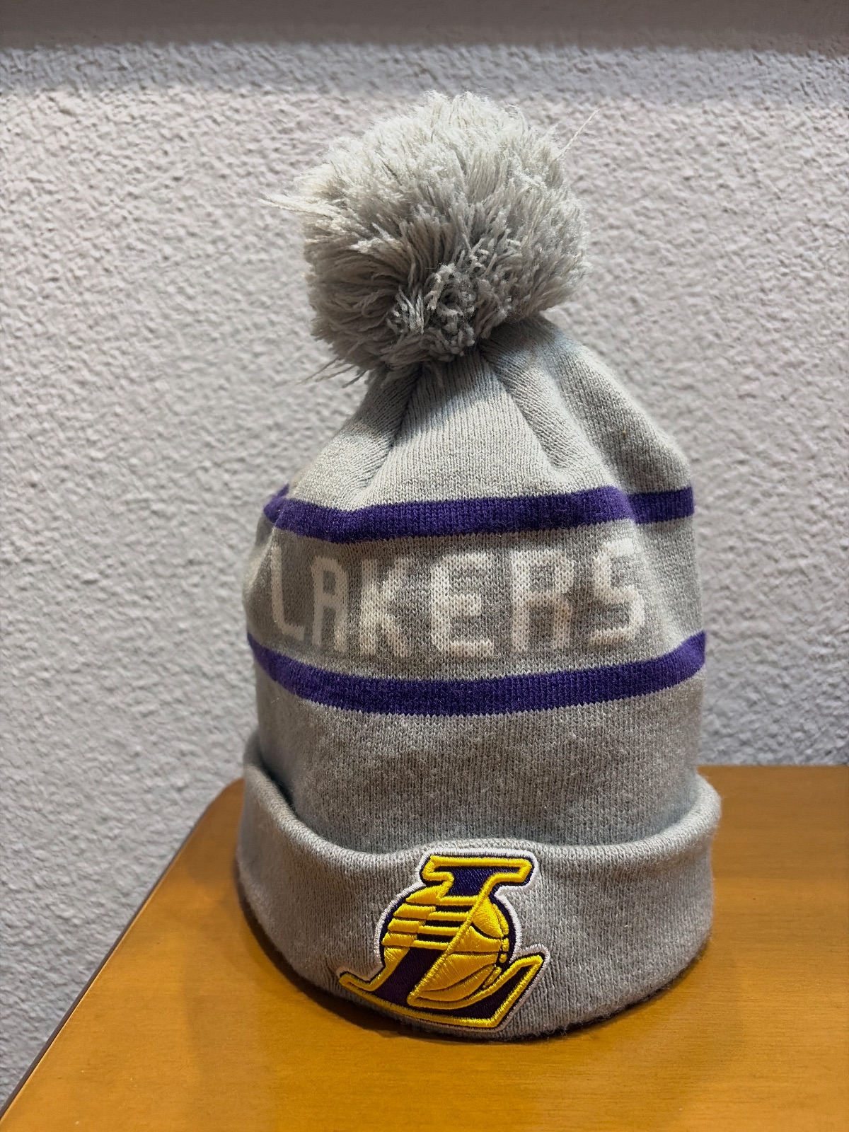 Gorro de punto New Era Los Angeles Lakers con pompón – New Era – taille Taille unique 2