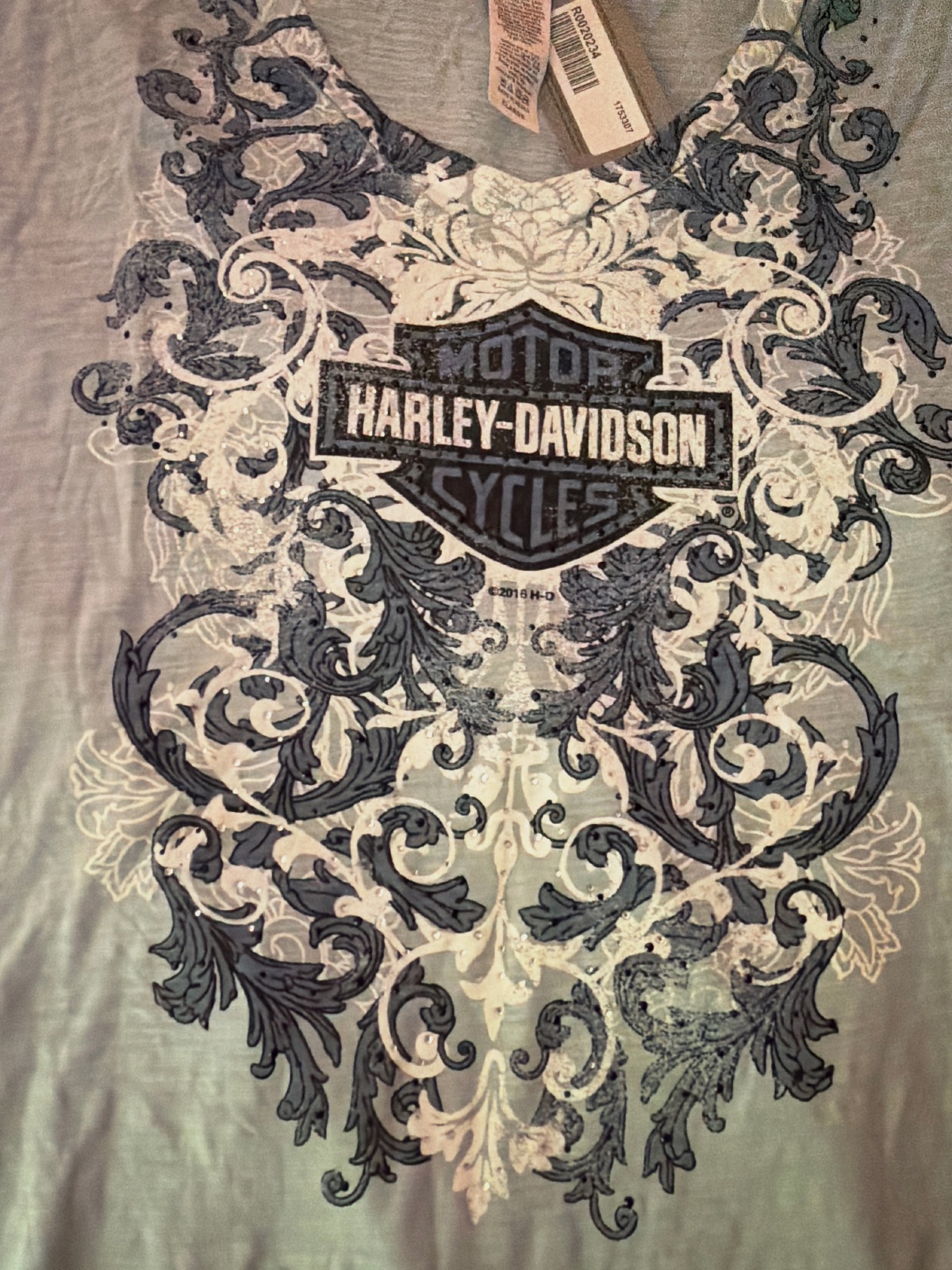 Camiseta Harley-Davidson Nueva con Etiqueta (2016) - Estilo Y2K / Biker (Talla XL) – Harley Davidson – taille XL / 42 / 14 4