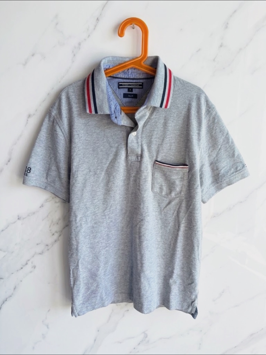Polo Tommy Hilfiger gris talla L – Tommy Hilfiger – taille L