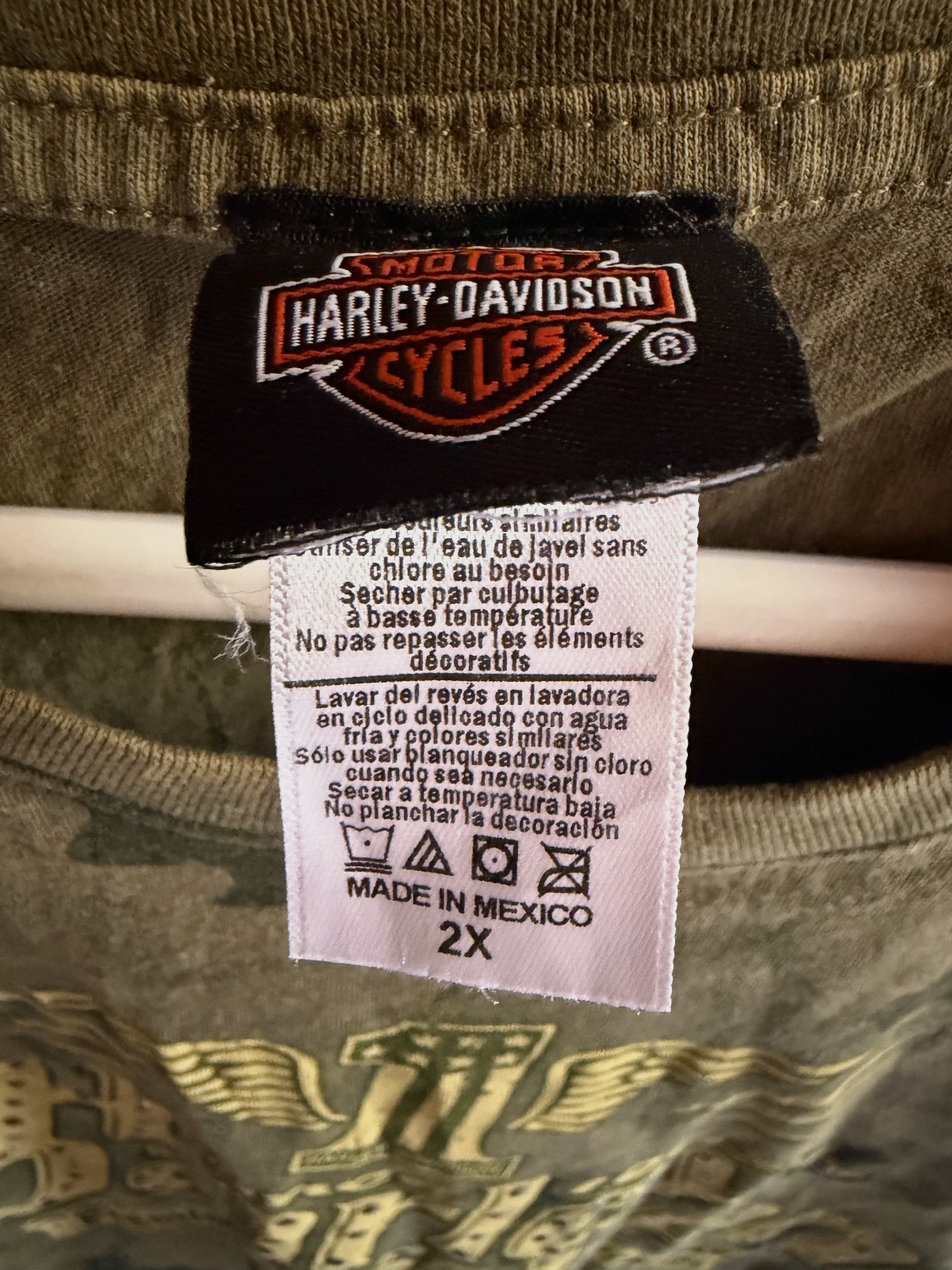 Camiseta Harley-Davidson camuflaje 2XL – Harley Davidson – taille XXL 3