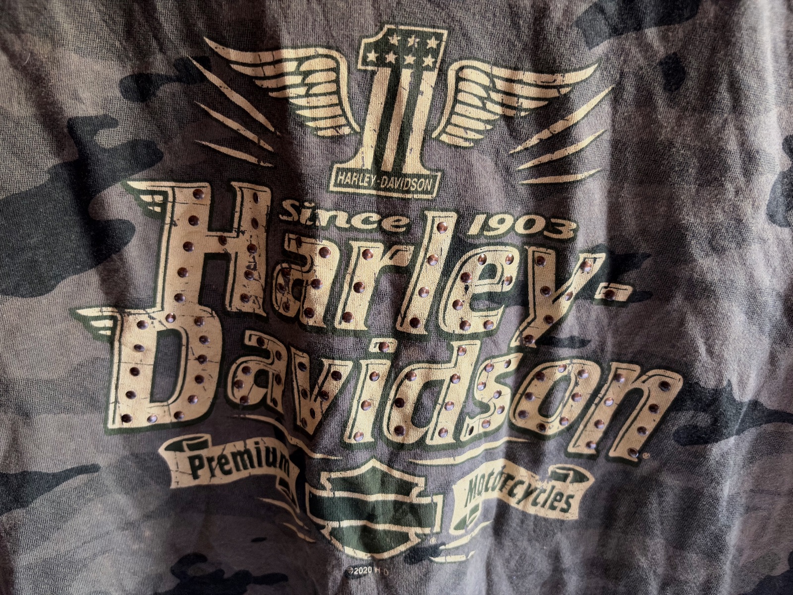 Camiseta Harley-Davidson camuflaje 2XL – Harley Davidson – taille XXL 2