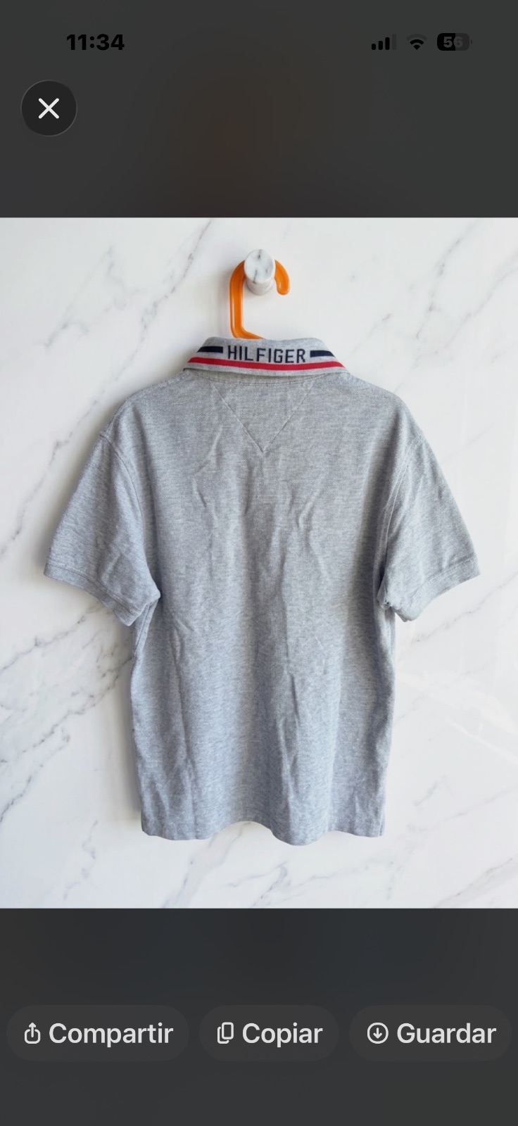 Polo Tommy Hilfiger gris talla L – Tommy Hilfiger – taille L 2