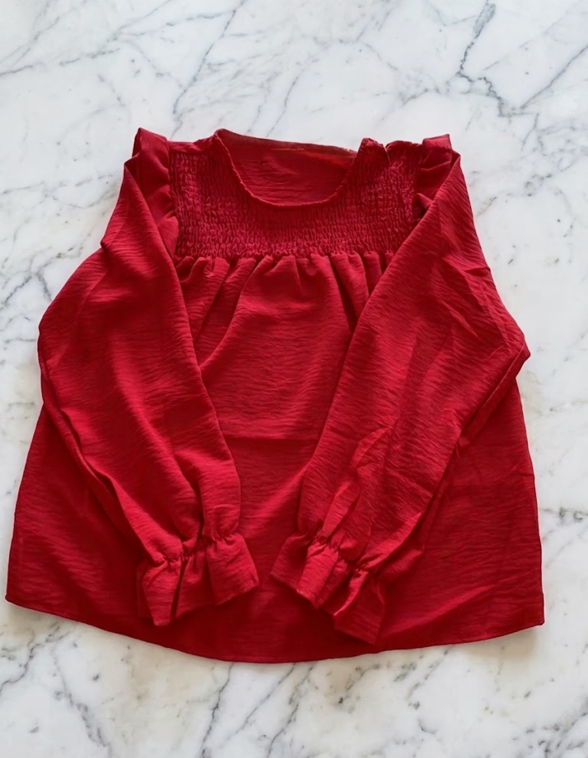 Blusa Roja , Como Nueva talla M/L