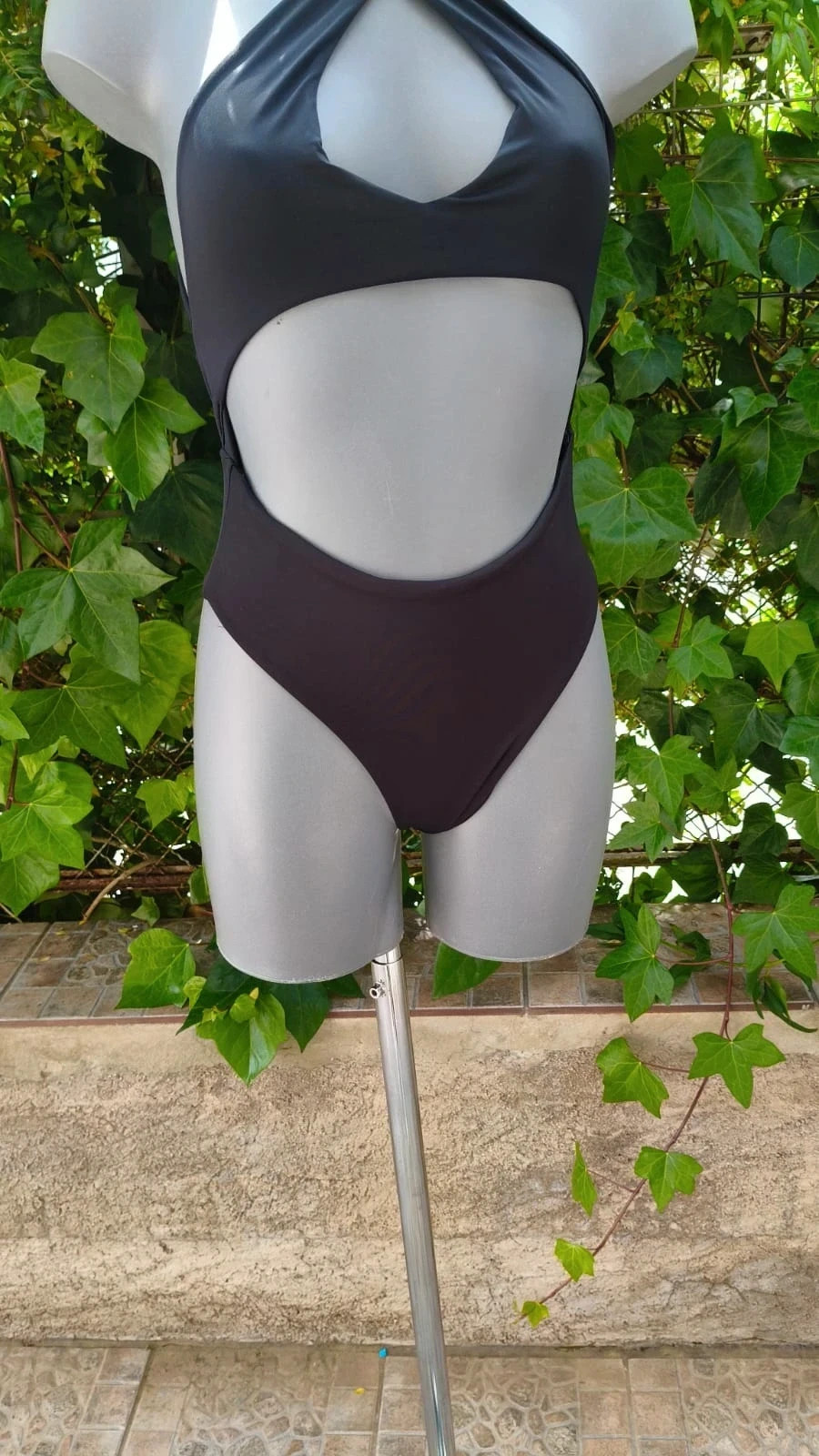Bañador Triquini Negro - Diseño Cut-out y Escote Cruzado 🌈 – Summer – taille XS / 34 / 6 5