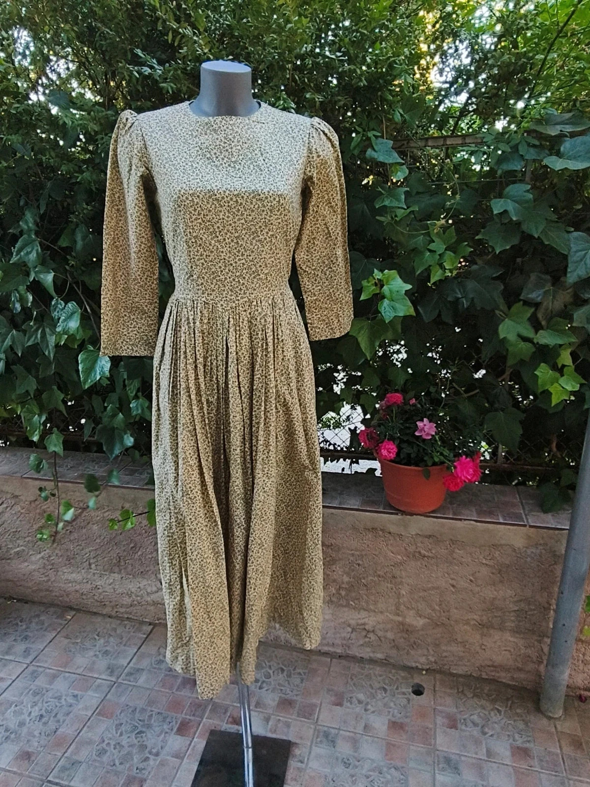 Precioso Vestido Midi/Maxi Vintage con Estampado Floral 🌸 – Boutique Bohéme – taille S / 36 / 8 2