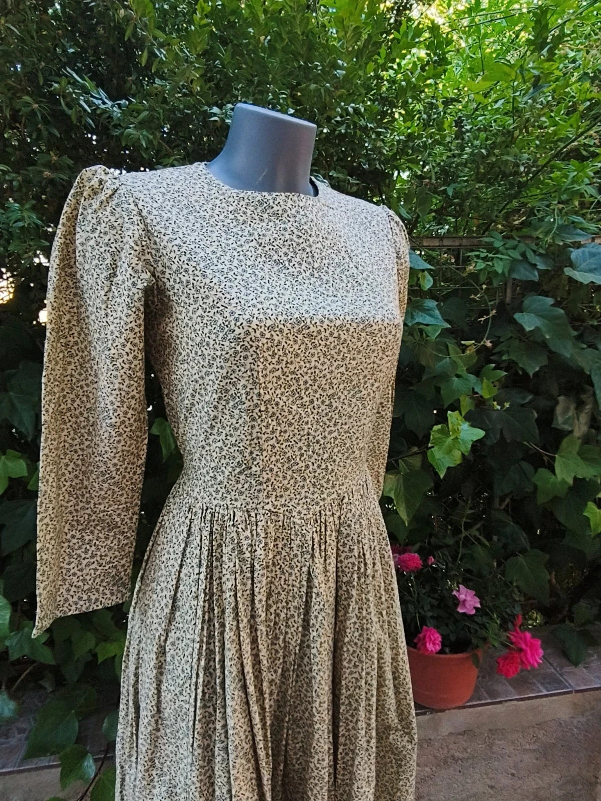 Precioso Vestido Midi/Maxi Vintage con Estampado Floral 🌸 – Boutique Bohéme – taille S / 36 / 8 4