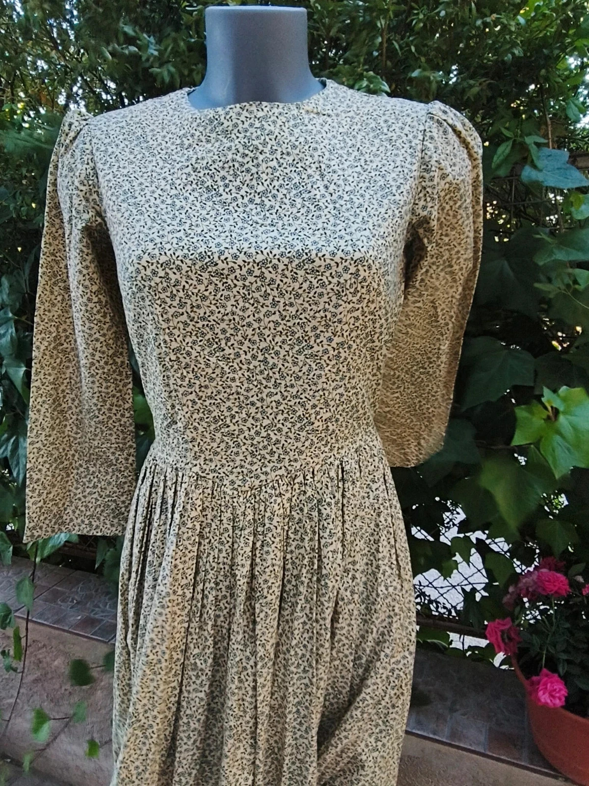 Precioso Vestido Midi/Maxi Vintage con Estampado Floral 🌸 – Boutique Bohéme – taille S / 36 / 8 3