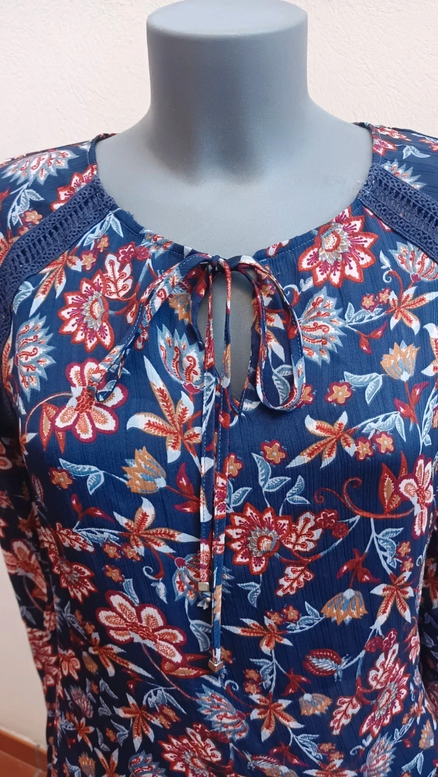 Blusa Boho Salsa - Estampado Floral y Mangas de Campana 🔔 – Salsa – taille M / 38 / 10 5