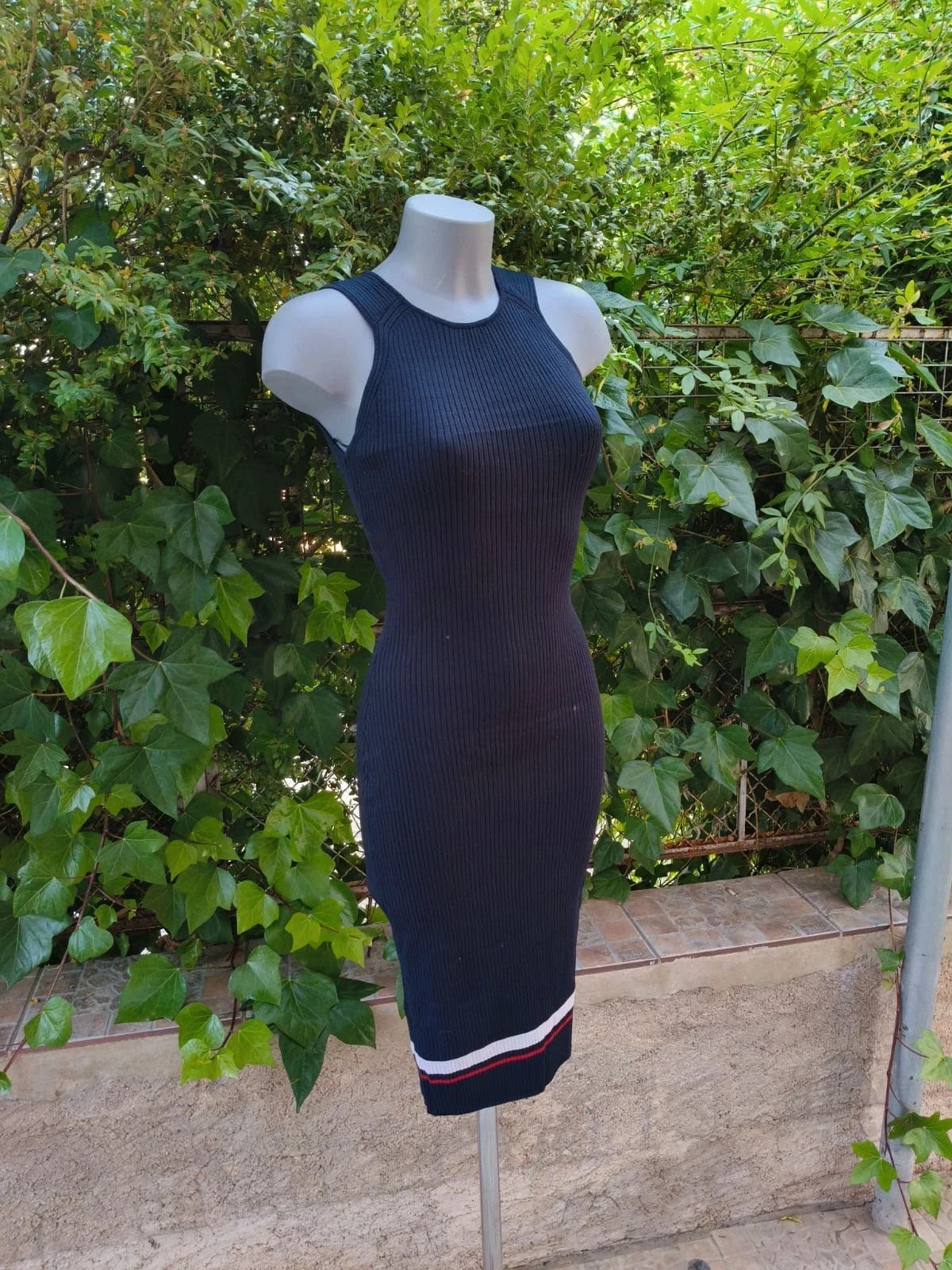 Vestido Midi de Punto Canalé - Mango Basics 🌈 – Mango – taille M / 38 / 10 2