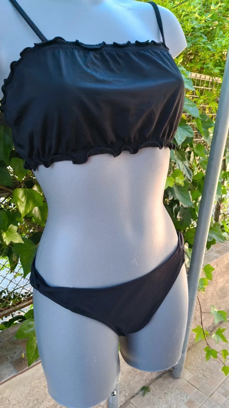 Bikini Negro Texturizado - Conjunto 2 Piezas 🌈 – Local – taille XL / 42 / 14 2