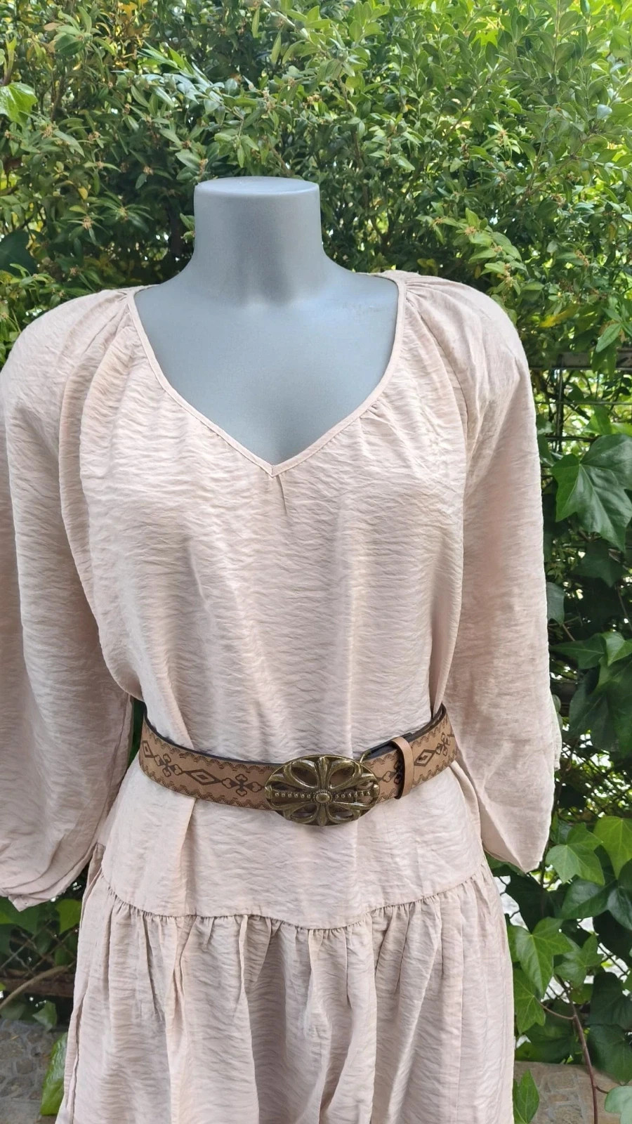 Vestido Boho H&M - Beige Rosado (Talla M) 🌈 – H&M – taille M / 38 / 10 4