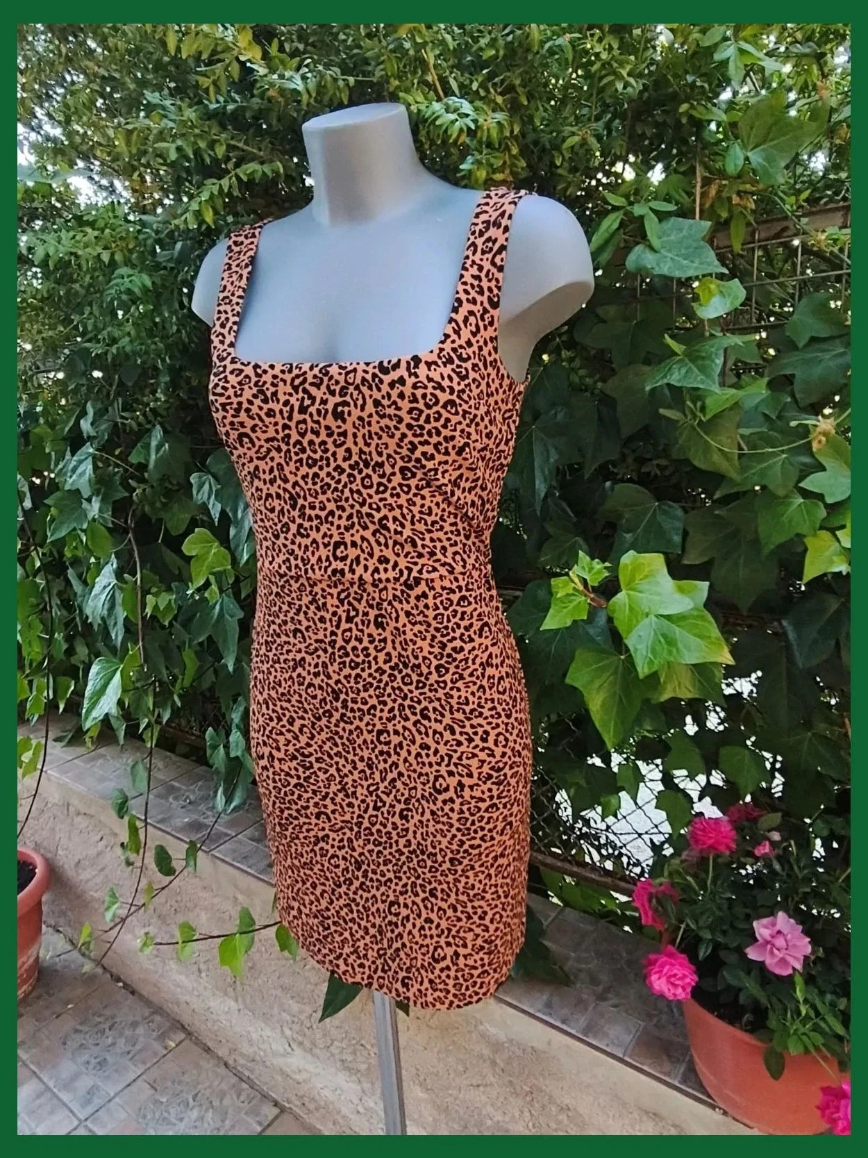 Vestido Ajustado de Leopardo - H&M (Talla S) 🌈 – H&M – taille S / 36 / 8 3
