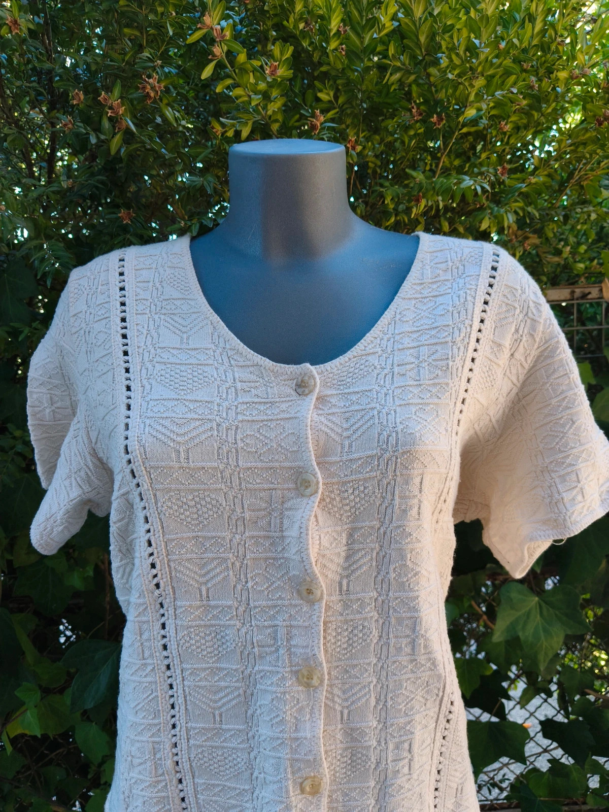 Cárdigan punto blanco de Chez Nous xl 🌈 – Chez nous – taille XL / 42 / 14 4