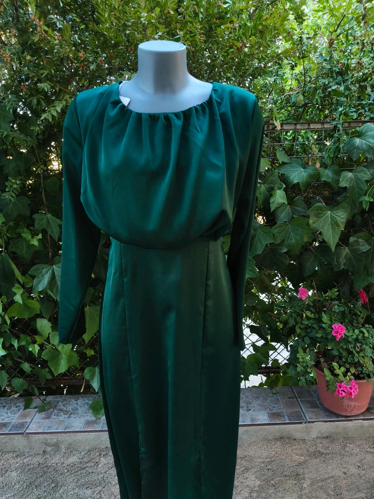 Vestido midi verde oscuro 🌈 – Sazalaxa – taille S / 36 / 8 2