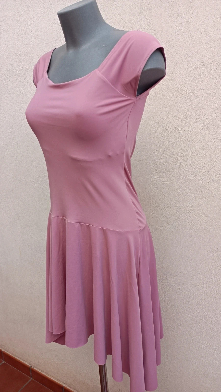 Vestido Midi Ajustado Zara - Rosa Palo 🌈 – Zara – taille L / 40 / 12 5