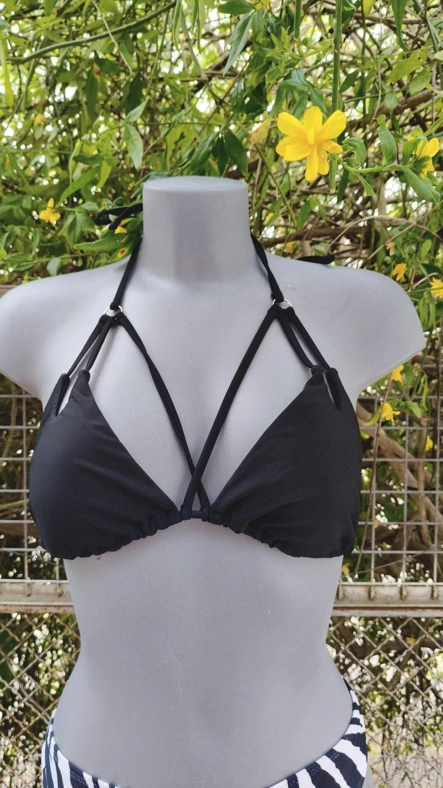 Bikini de Dos Piezas Janina - Estilo Cebra y Negro 🌈 – Janina – taille L / 40 / 12 5