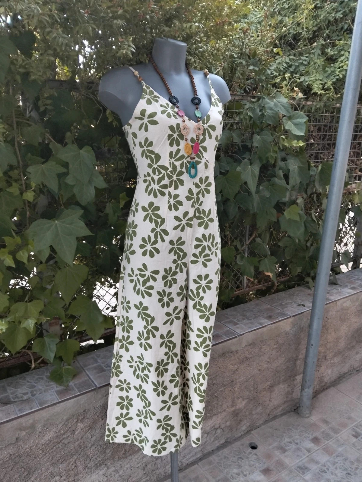 Monos largo estampado floral verde Armonías talla S 🌈 – Armonias – taille S / 36 / 8 3