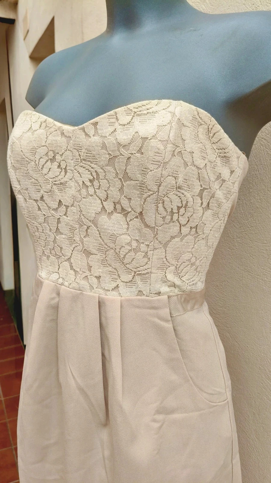 Minivestido de Encaje Palabra de Honor - ICHI (Talla M) 🌈 – ICHI – taille S / 36 / 8 4