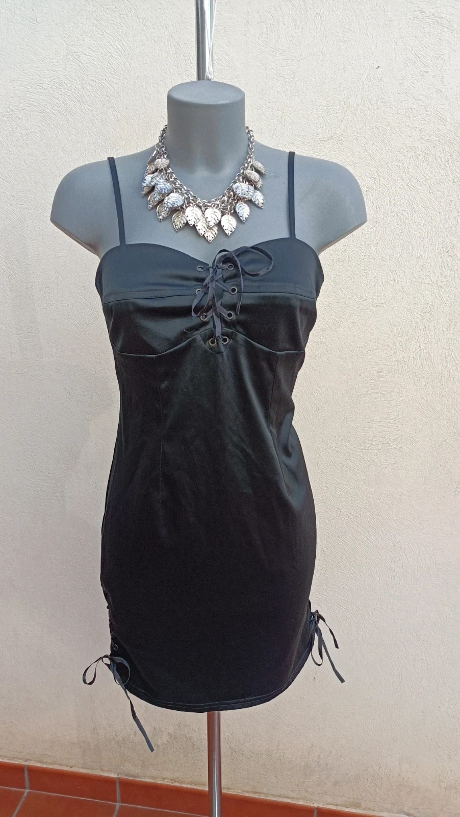 Vestido Mini Negro Estilo Gótico/Coquette - BAY 🌈 – Bay – taille L / 40 / 12